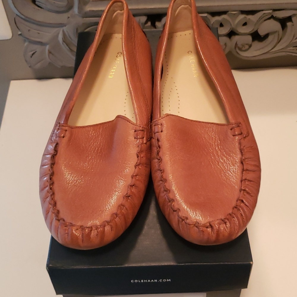 Pecan Leather Cole Haan Evelyn Driver